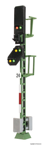 Viessmann 4724 H0 Licht-Blocksignal mit Vorsignal und Multiplex- Technologie