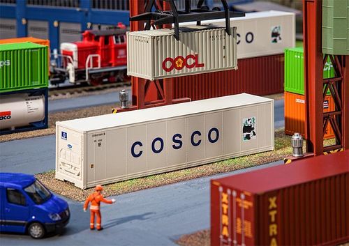 Faller H0 180851	 40' Hi-Cube Kühlcontainer COSCO