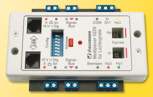 Viessmann 5229 Multiplexer für Lichtsignale mit Multiplex- Technologie
