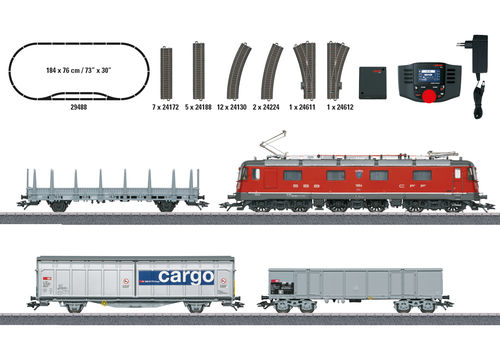 Märklin H0 29488 Digital-Startpackung "Schweizer Güterzug mit Re 620"