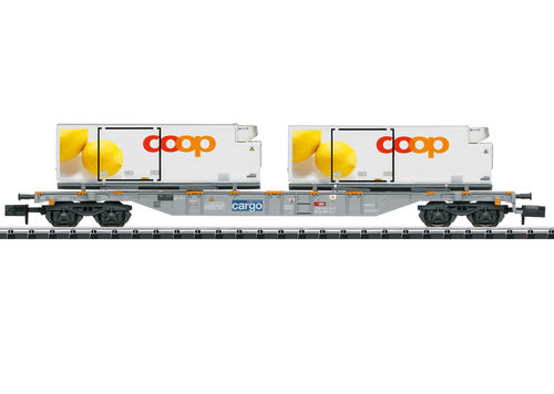 Minitrix 15492 Containertragwagen "coop®"