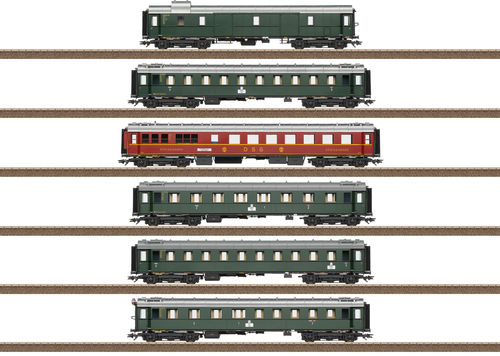 Trix H0 23629 Schnellzugwagen-Set der Einheitsbauart 1928 bis 1930