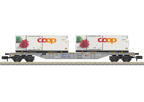 Minitrix 15493 Containertragwagen "coop®"