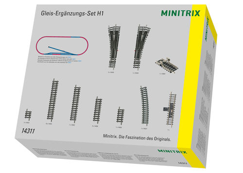 Minitrix N Gleis-Ergänzungs-Set H1