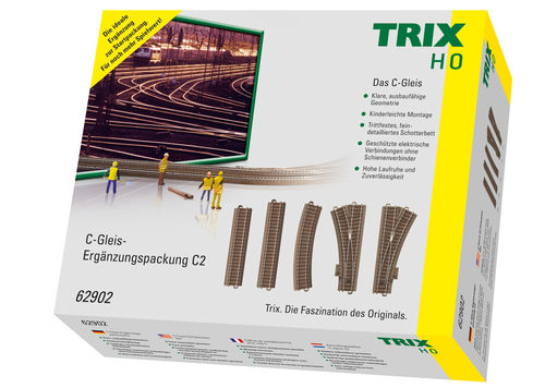 Trix H0 62902 C-Gleis-Ergänzungspackung C2
